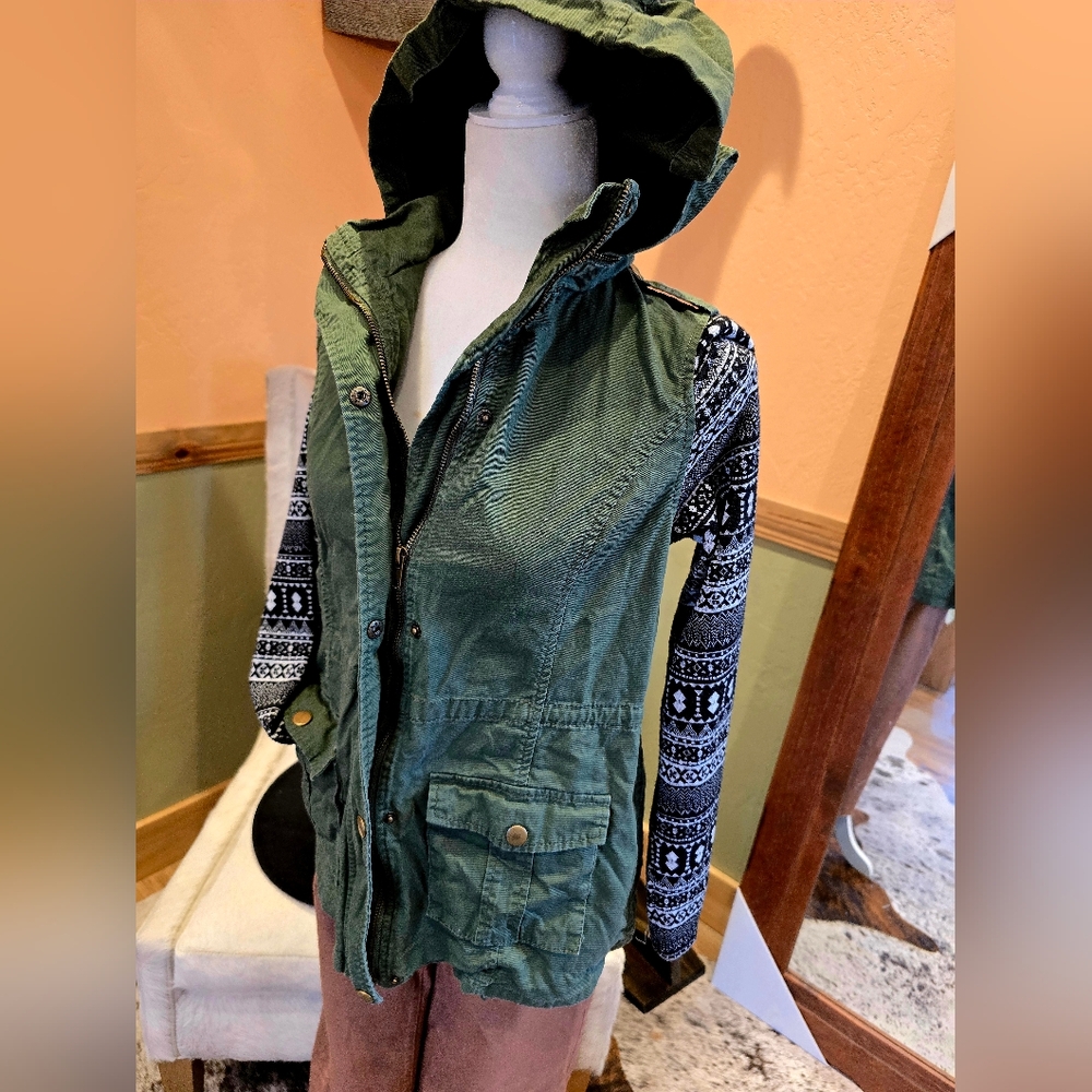 Aztec Olive Jacket - image 1